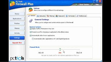 PCTools Firewall Plus V6 Screenshot